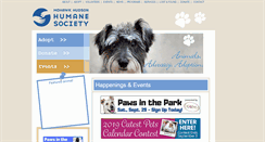 Desktop Screenshot of mohawkhumane.org